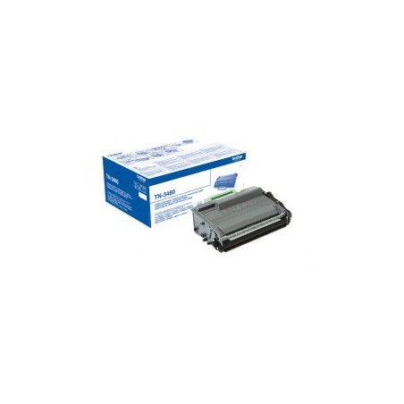 Toner BROTHER Laser Negro 8000 páginas (TN-3480)