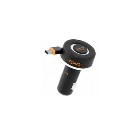Cargador WOXTER de Coche Retráctil 1A (CCU 1000 MIC)