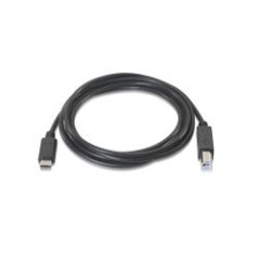 Nanocable USB-B/M a USB-C/M 1m Negro (10.01.2201)