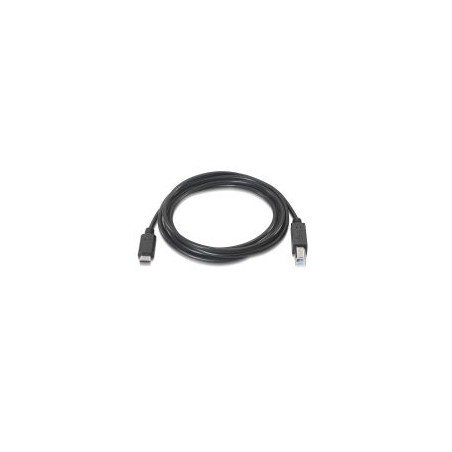 Nanocable USB-B/M a USB-C/M 1m Negro (10.01.2201)