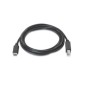 Nanocable USB-B/M a USB-C/M 1m Negro (10.01.2201)