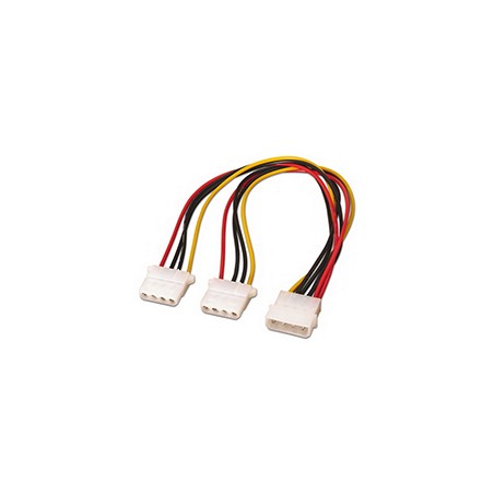 Nanocable Molex (4-pin) a 2xMolex (4-pin) (10.19.0401)