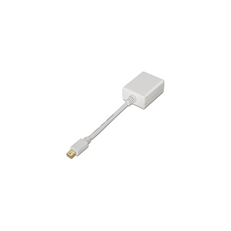 Cable AISENS Mini DP/M a VGA/H 15cm Blanco (A125-0136)