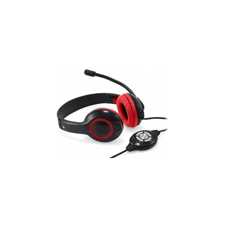 Auric+Micro CONCEPTRONIC USB Negro/Rojo (CCHATSTAR2U2R)