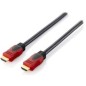 Cable EQUIP HDMI A/M a HDMI A/M 1m Negro/Rojo(EQ119341) Cable EQUIP HDMI A/M a HDMI A/M 1m Negro/Rojo(EQ119341)
