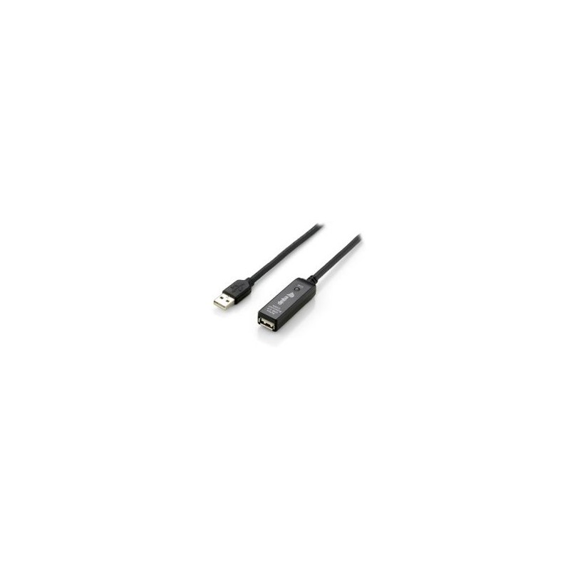 Cable EQUIP USB-A/M a USB-A/H 15m Negro (EQ133311)