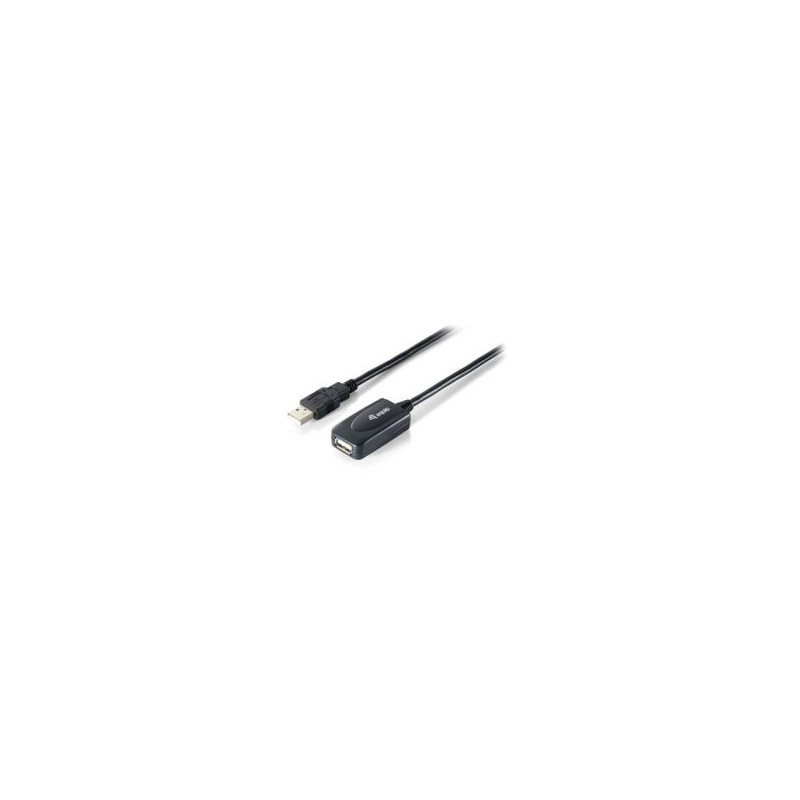 Cable EQUIP USB-A/M a USB-A/H 5m Negro (EQ133336)