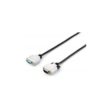 Cable EQUIP VGA/M a VGA/H 5m Negro/Plata (EQ118852)