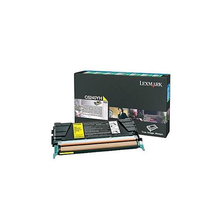 Toner Lexmark Laser Amarillo 5000 páginas (C5240YH)