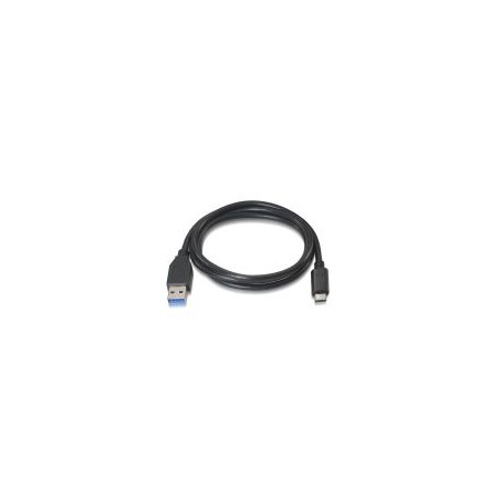 Nanocable USB-C/M a USB A/M 1m Negro (10.01.4001)