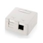 Caja de Superficie EQUIP para 2 Rosetas (EQ125122)