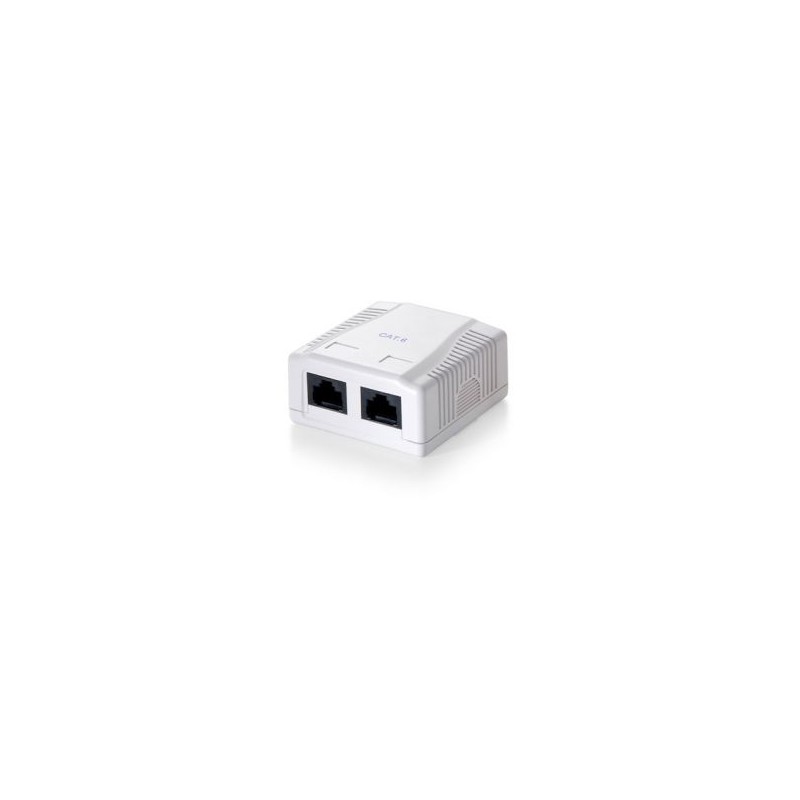 Roseta EQUIP 2xRJ45/H Cat.6 Blanco (EQ235212) Roseta EQUIP 2xRJ45/H Cat.6 Blanco (EQ235212)