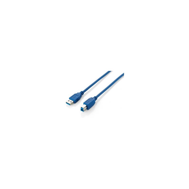 Cable EQUIP USB-A/M a USB-B/M 1.8m Azul (EQ128292)