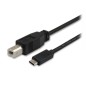 Cable EQUIP USB-B/M a USB-C/M 1m Negro (EQ12888207) Cable EQUIP USB-B/M a USB-C/M 1m Negro (EQ12888207)
