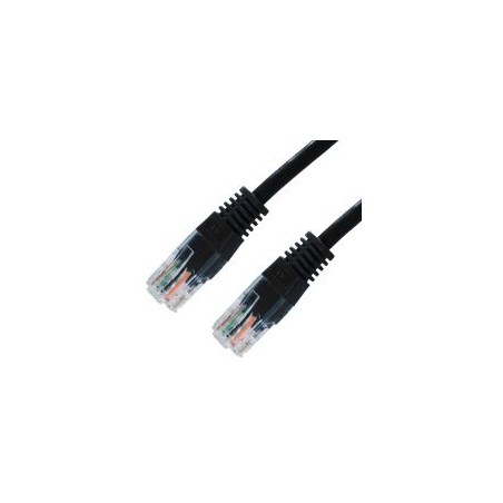 Nanocable RJ45 Cat.6 UTP AWG24 1m Negro (10.20.0401-BK)