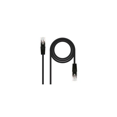 Nanocable RJ45 Cat.6 UTP AWG24 2m Negro (10.20.0402-BK)