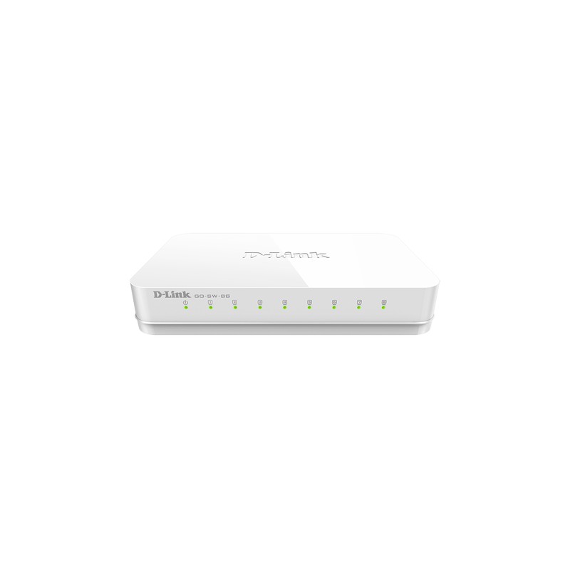 Switch D-Link 8xRJ45 Ethernet GbE Blanco (GO-SW-8G) Switch D-Link 8xRJ45 Ethernet GbE Blanco (GO-SW-8G)