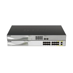 Switch D-Link 14xSFP 2xSFP+ Rack Negro (DXS-1100-16S)