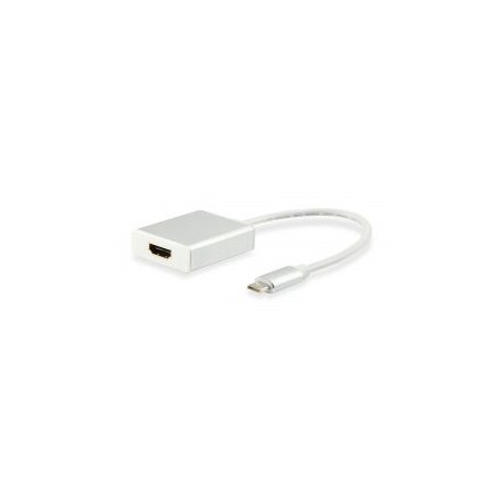 Cable EQUIP USB-C/M a HDMI/H 15cm Blanco (EQ133452)