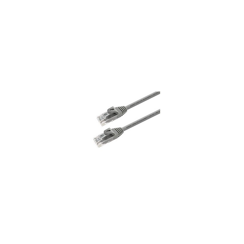 Latiguillo AISENS RJ45 Cat.6a UTP 0.5m Gris (A145-0325)