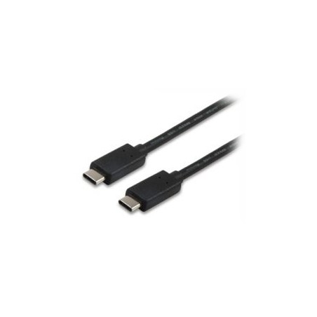 Cable EQUIP USB-C/M a USB-C/M 1m Negro (EQ12888307)