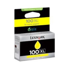 Tinta Lexmark 100XL Amarillo (14N1071E/B)