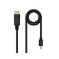 Nanocable MiniDP/M a DP/M 3m Negro (10.15.2403)