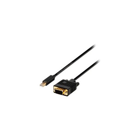 Cable AISENS Mini DP/M a VGA/M 2m Negro (A125-0362)