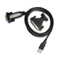 Nanocable USB-A/M a DB9/DB25 1.8m Negro (10.03.0002)