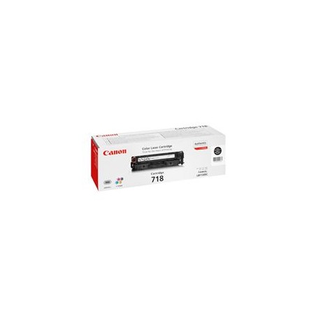 Toner Canon Laser 718BK Negro 3400 páginas (2662B002)