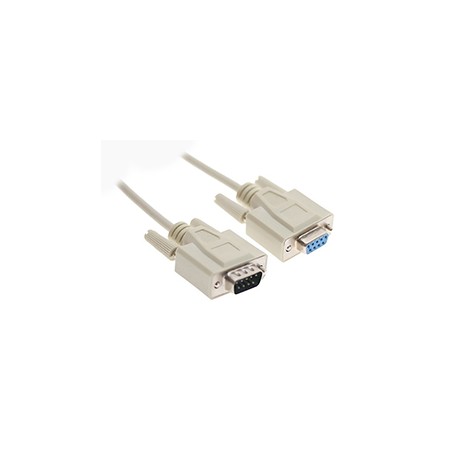 Nanocable DB9/M a DB9/H 1.8m Beige (10.14.0202)