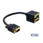 Nanocable 1xVGA/M a 2xVGA/H 20Cm Negro (10.15.1900) Nanocable 1xVGA/M a 2xVGA/H 20Cm Negro (10.15.1900)