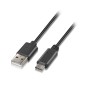 Cable AISENS USB-C/M a USB-A/M 1m Negro (A107-0051)
