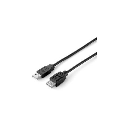 Cable EQUIP USB-A/M a USB-A/H 3m Negro (EQ128851)