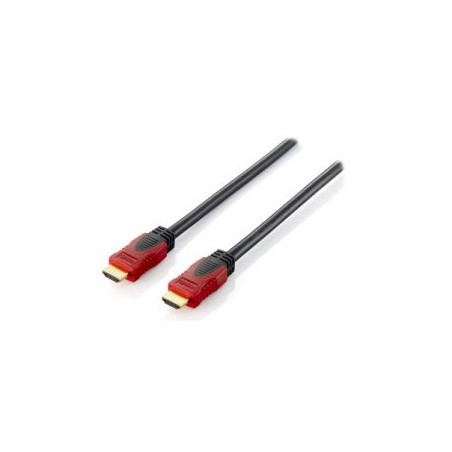 Cable EQUIP HDMI A/M a HDMI A/M 2m Negro/Rojo(EQ119342)