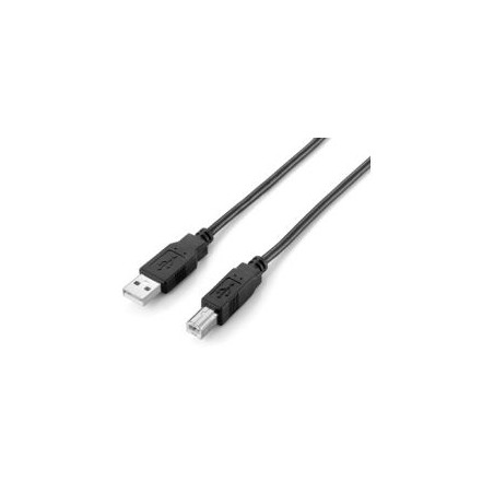 Cable EQUIP USB-A/M a USB-B/M 3m Negro (EQ128861)