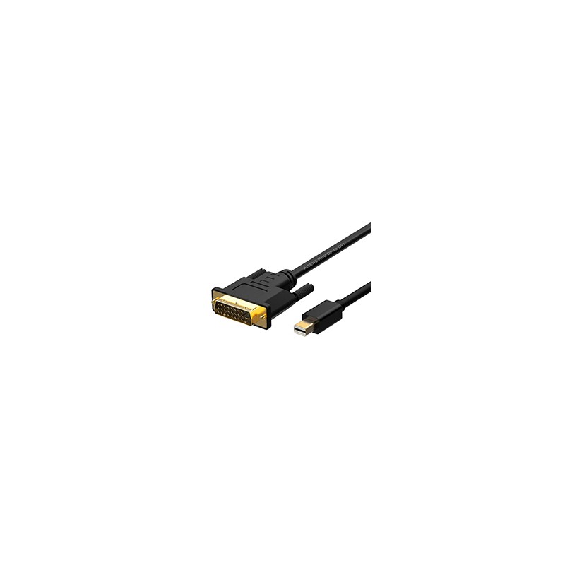 Cable AISENS Mini DP/M a DVI/M 2m Negro (A125-0363)
