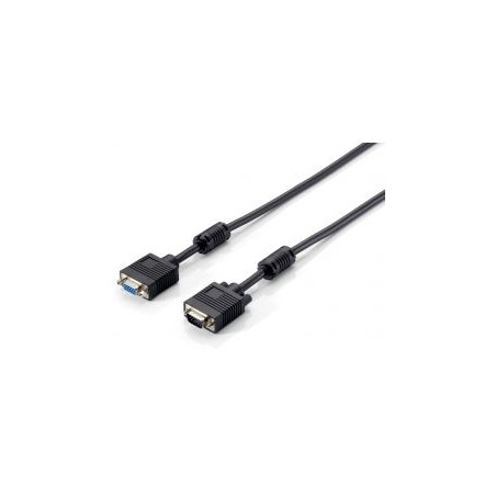 Cable EQUIP VGA/M a VGA/H 5m Negro (EQ118802)