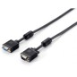Cable EQUIP VGA/M a VGA/H 5m Negro (EQ118802)