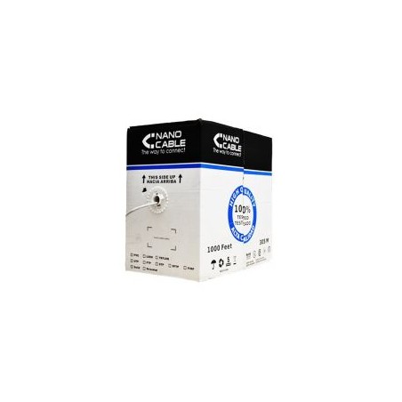 Nanocable RJ45 Cat.5e UTP AWG24 305m Gris (10.20.0304)