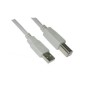 Nanocable USB-A/M a USB-B/M 1m Beige (10.01.0102)