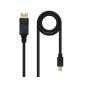 Nanocable MiniDP/M a DP/M 2m Negro (10.15.2402)