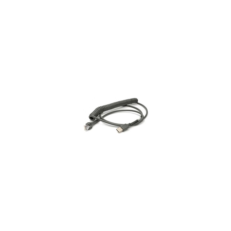 Cable USB Rizado para Honeywell MS-9500 (53-53235-N-3)