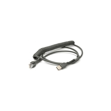 Cable USB Rizado para Honeywell MS-9500 (53-53235-N-3)