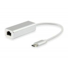 Cable EQUIP USB-C/M a RJ45 Gbit/H 15cm Blanco(EQ133454)