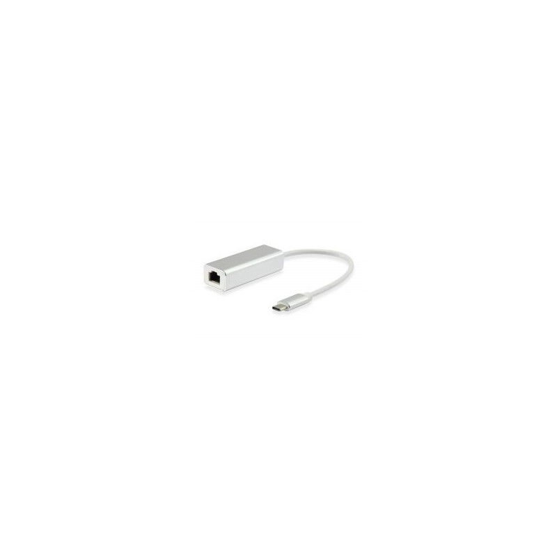 Cable EQUIP USB-C/M a RJ45 Gbit/H 15cm Blanco(EQ133454)