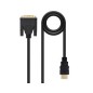 Nanocable DVI/M a HDMI A/M 5m Negro (10.15.0505) Nanocable DVI/M a HDMI A/M 5m Negro (10.15.0505)