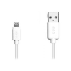 Cable SBS Usb - Lightning 1m Blanco (TECABLEUSBIP5L)