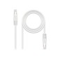 Nanocable RJ45 Cat.5e UTP AWG24 1m Blanco(10.20.0101-W)