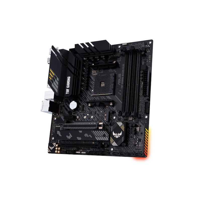 ASUS TUF GAMING B550M-PLUS: (AM4) 4DDR4 HDMI RJ45 mATX ASUS TUF GAMING B550M-PLUS: (AM4) 4DDR4 HDMI RJ45 mATX